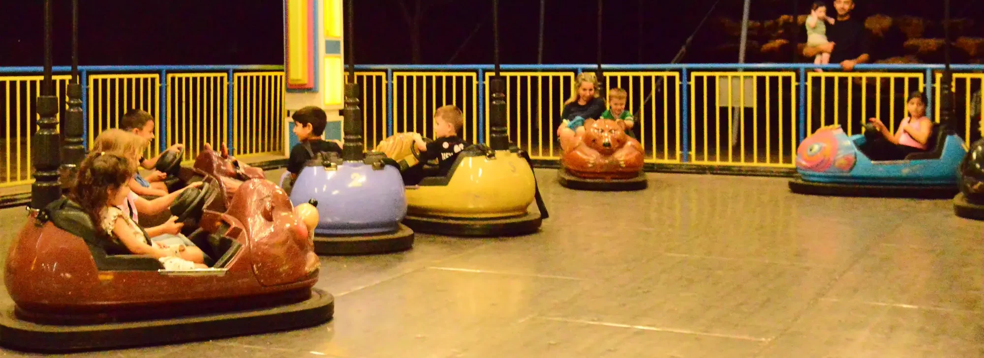 מיני מכוניות מתנגשות ראשית